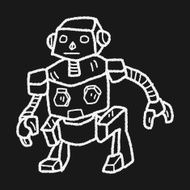 robot doodle N463