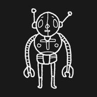robot doodle N464