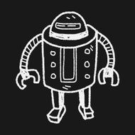 robot doodle N467