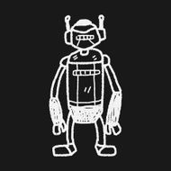 robot doodle N468
