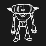 robot doodle N469