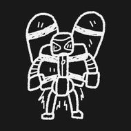 robot doodle N474