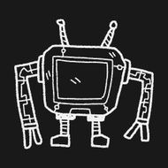 robot doodle N476