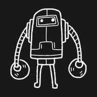 robot doodle N477
