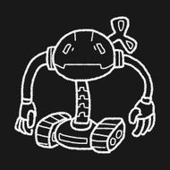 robot doodle N479