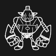 robot doodle N482