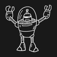 robot doodle N490