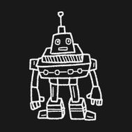 robot doodle N492