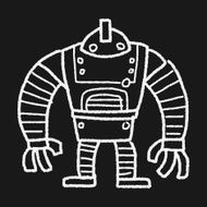 robot doodle N493