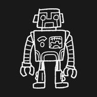 robot doodle N494