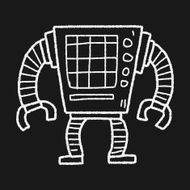 robot doodle N495