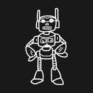 robot doodle N496