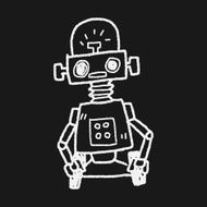 robot doodle N497