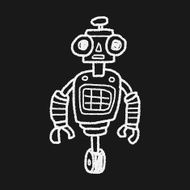 robot doodle N498