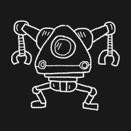 robot doodle N504
