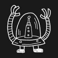 robot doodle N525
