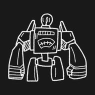 robot doodle N526