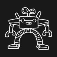 robot doodle N528
