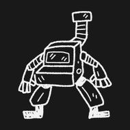 robot doodle N534