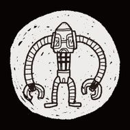 robot doodle N542