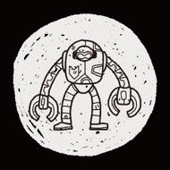 robot doodle N543
