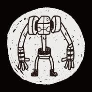 robot doodle N549