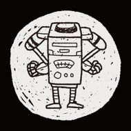 robot doodle N554
