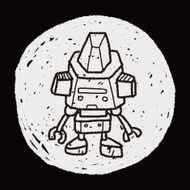 robot doodle N556