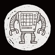 robot doodle N568