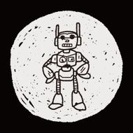 robot doodle N569