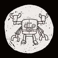 robot doodle N578