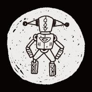 robot doodle N585