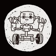 robot doodle N586