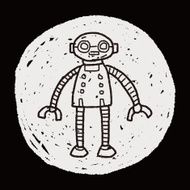 robot doodle N588