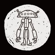 robot doodle N592