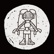 robot doodle N593