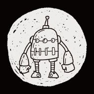 robot doodle N594