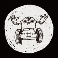 robot doodle N595