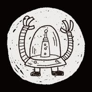 robot doodle N596
