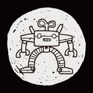 robot doodle N599