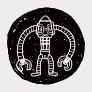robot doodle N629