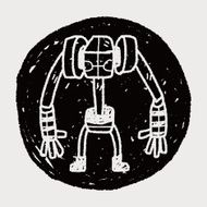robot doodle N636