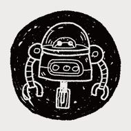 robot doodle N639