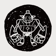 robot doodle N646
