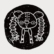 robot doodle N648