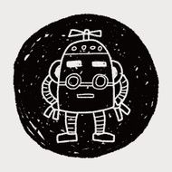 robot doodle N663