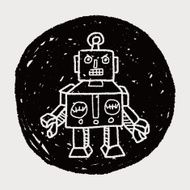 robot doodle N664