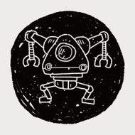robot doodle N668