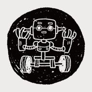 robot doodle N678