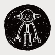 robot doodle N691